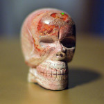 Crâne en opale du Mexique